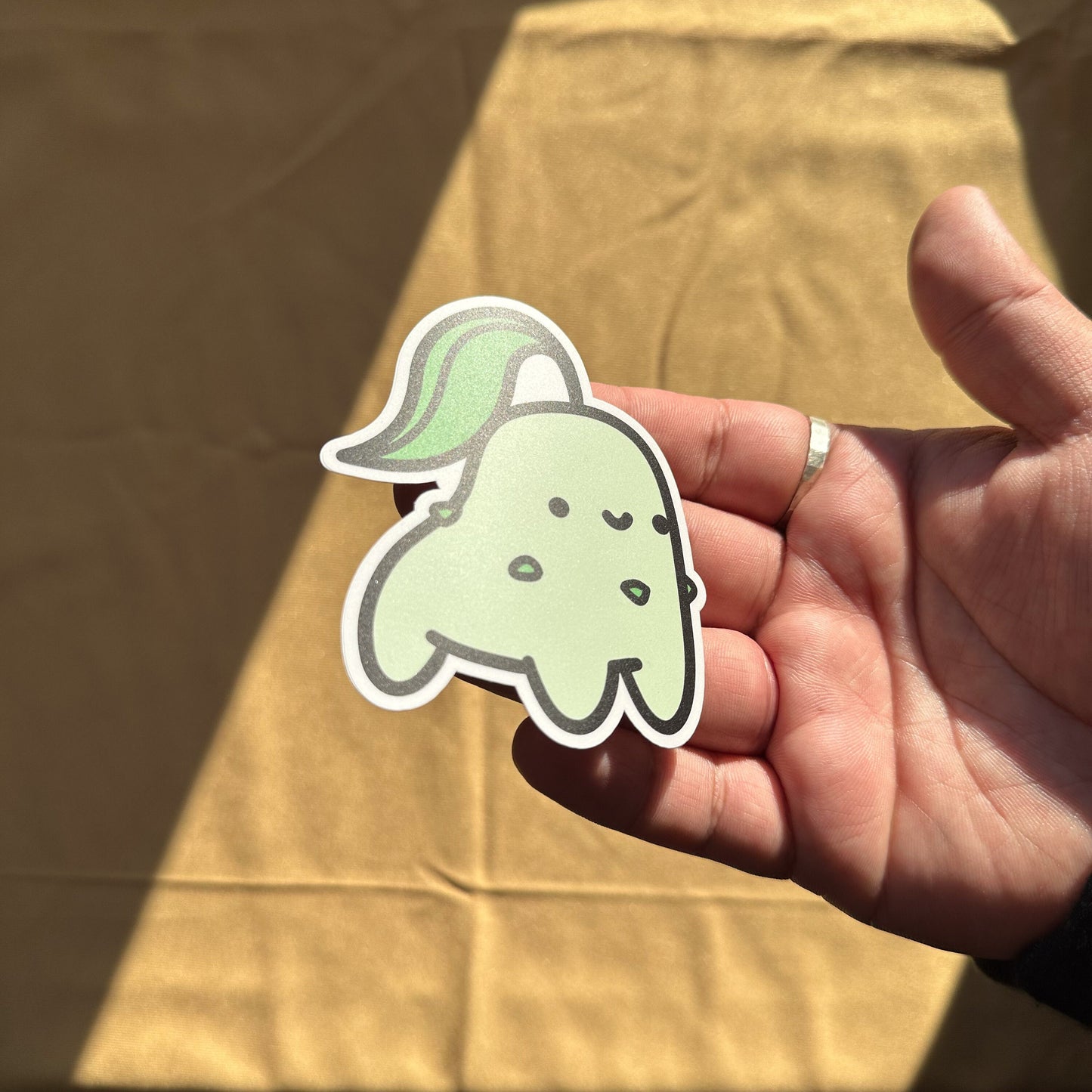 Grass Hair Animal Sticker
