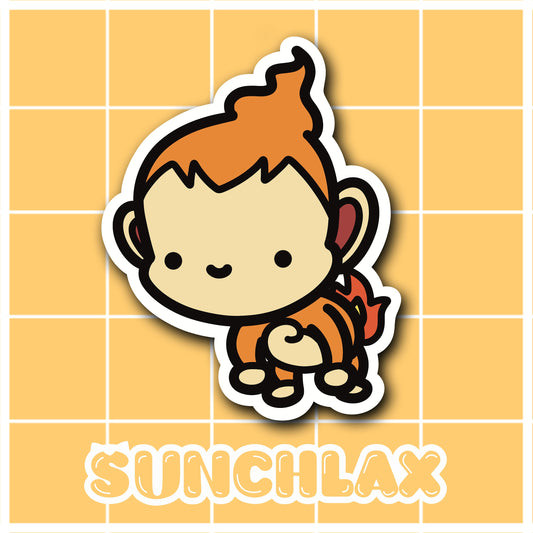 Fire Monkey Sticker