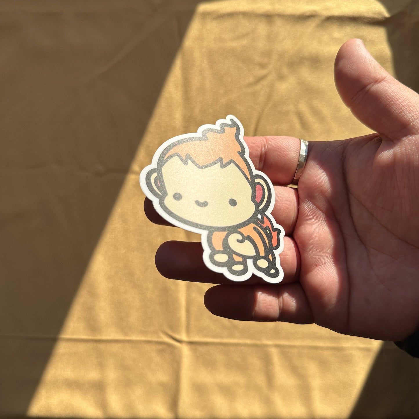 Fire Monkey Sticker