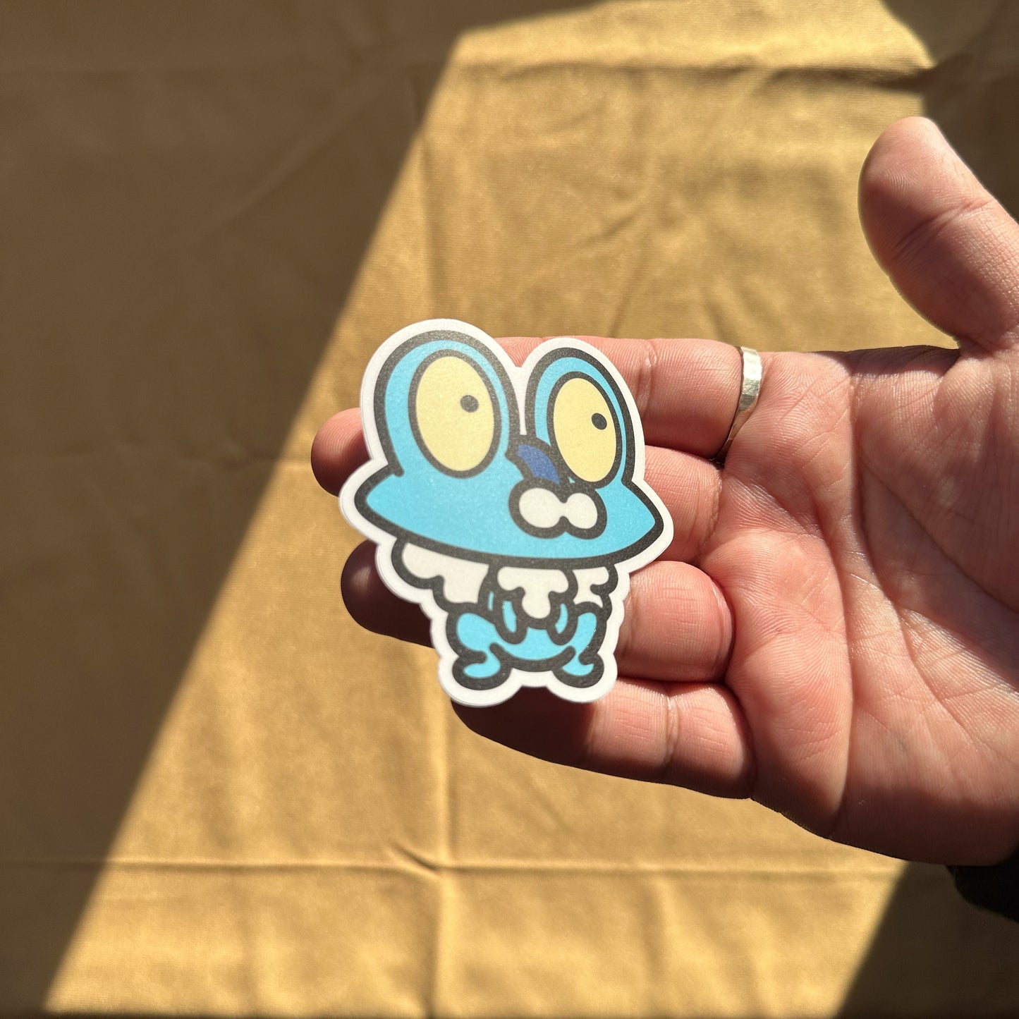 Water Frog Sticker