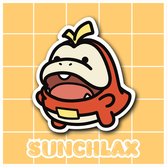 Fire Crocodile Sticker