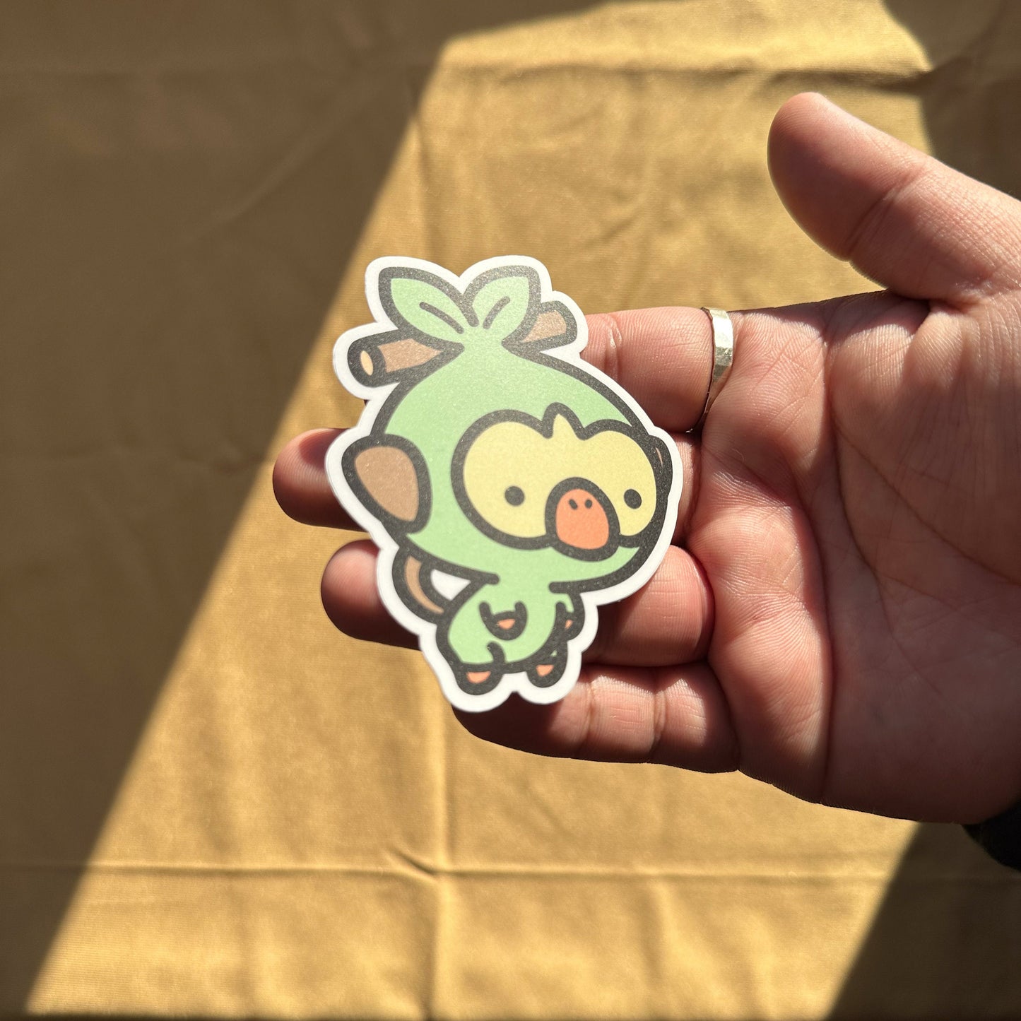 Grass Monkey Sticker