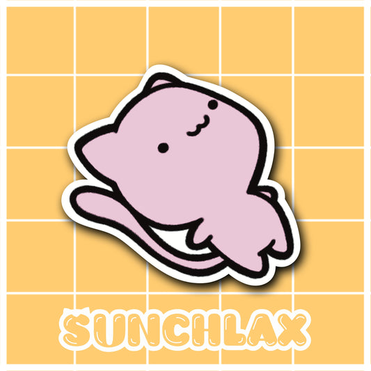 Pink Cat Sticker