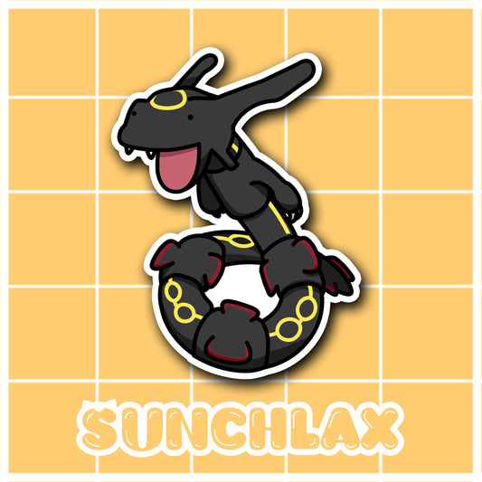Shiny Long Dragon Sticker