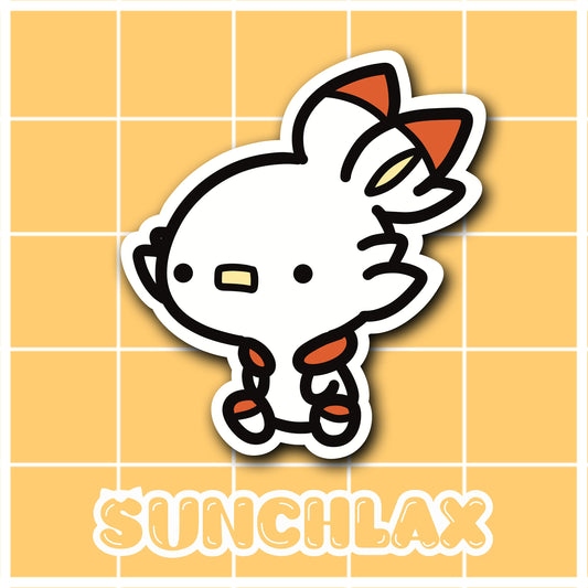 Fire Bunny Sticker
