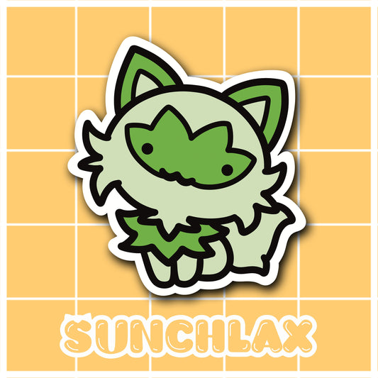 Grass Cat Sticker