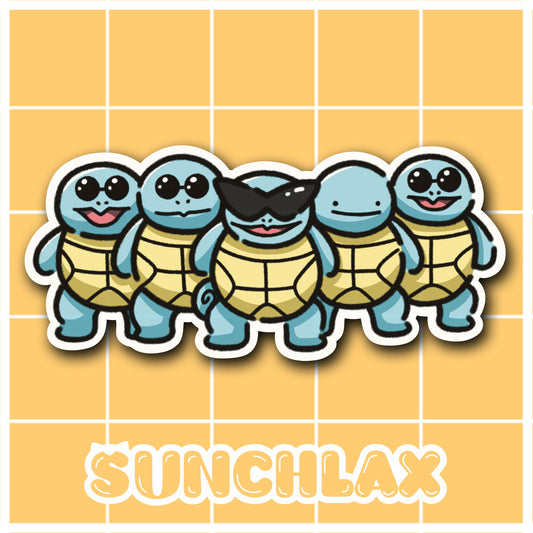 Water Turtle Squad Sticker