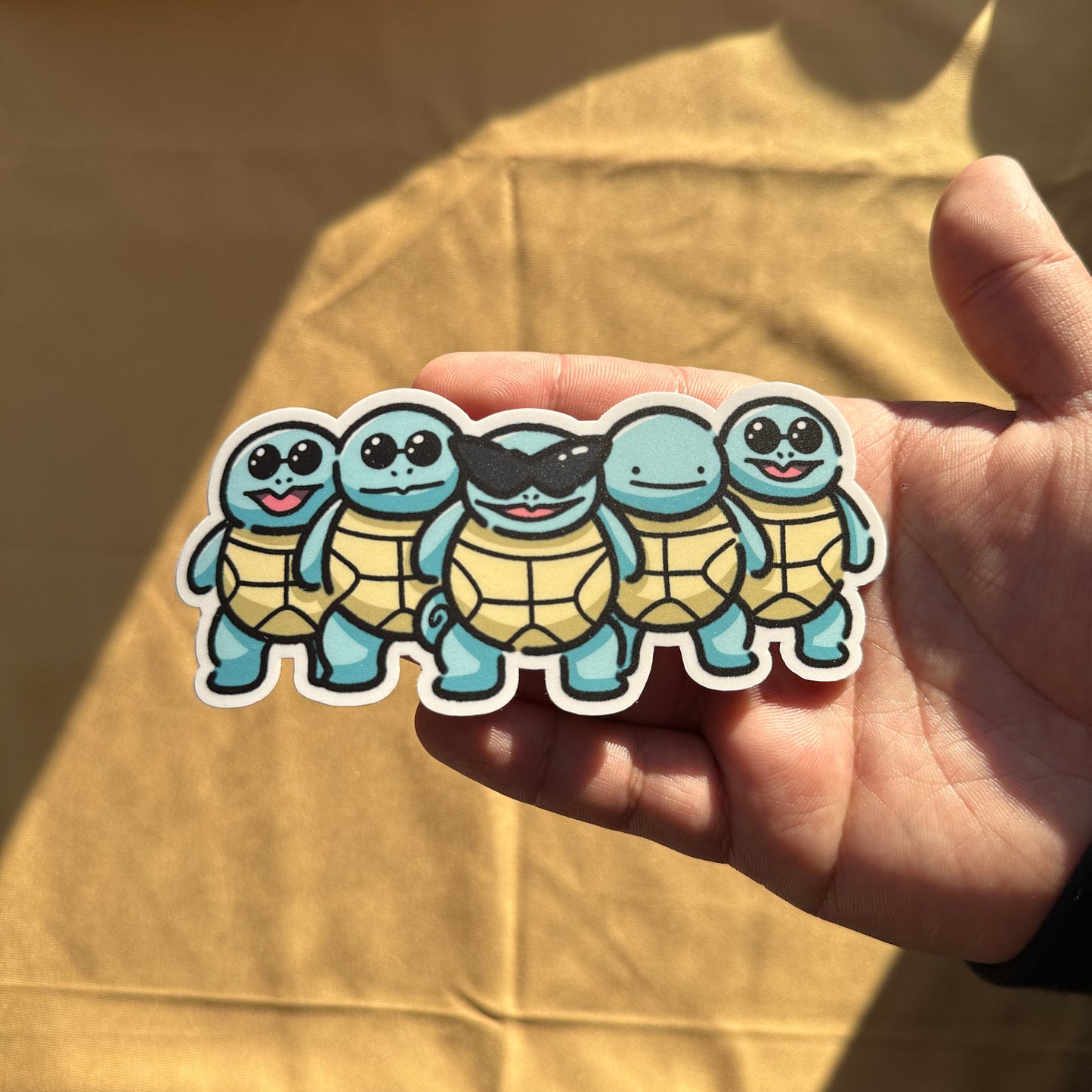 Water Turtle Squad Sticker