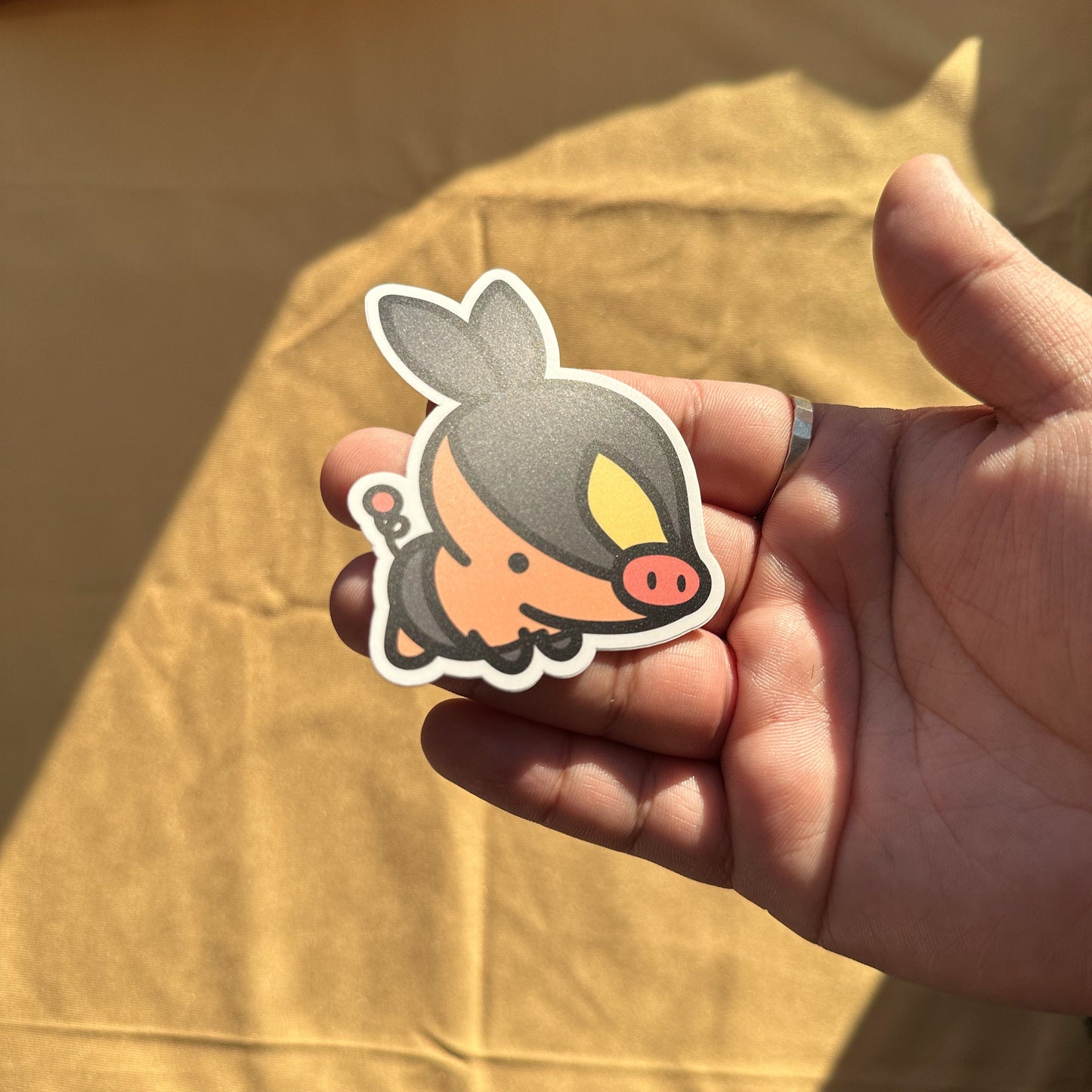 Fire Pig Sticker