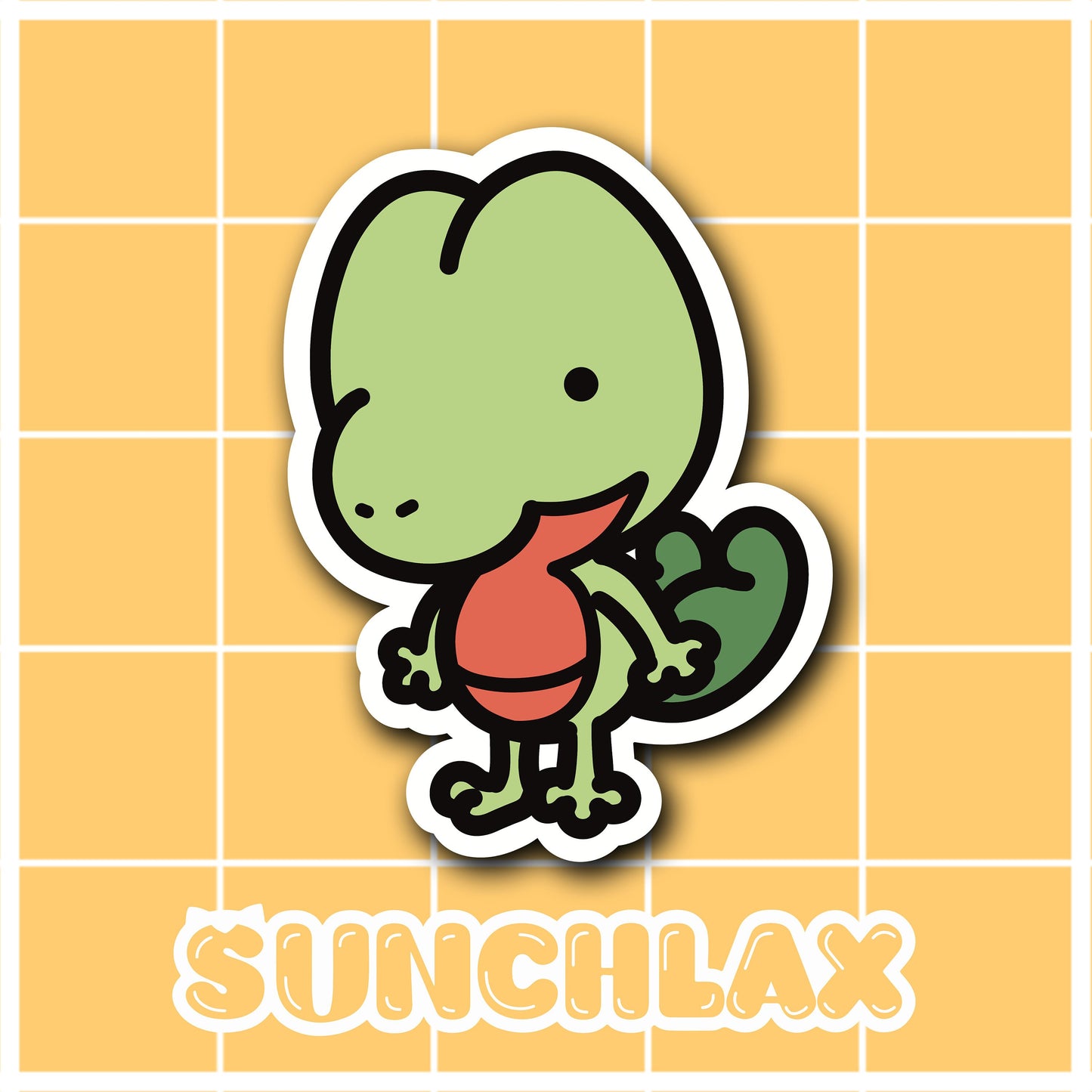 Grass Tree Gecko Sticker