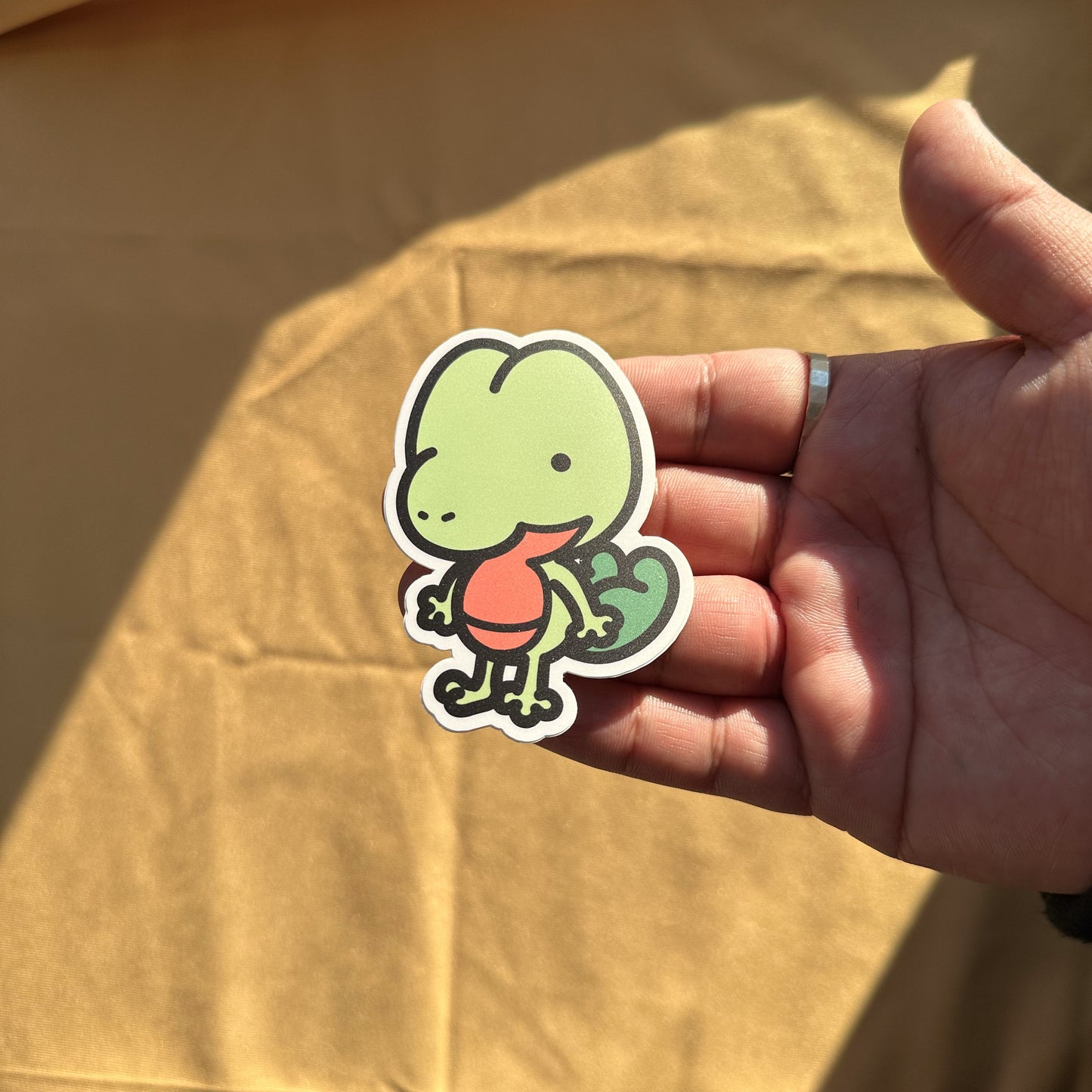 Grass Tree Gecko Sticker