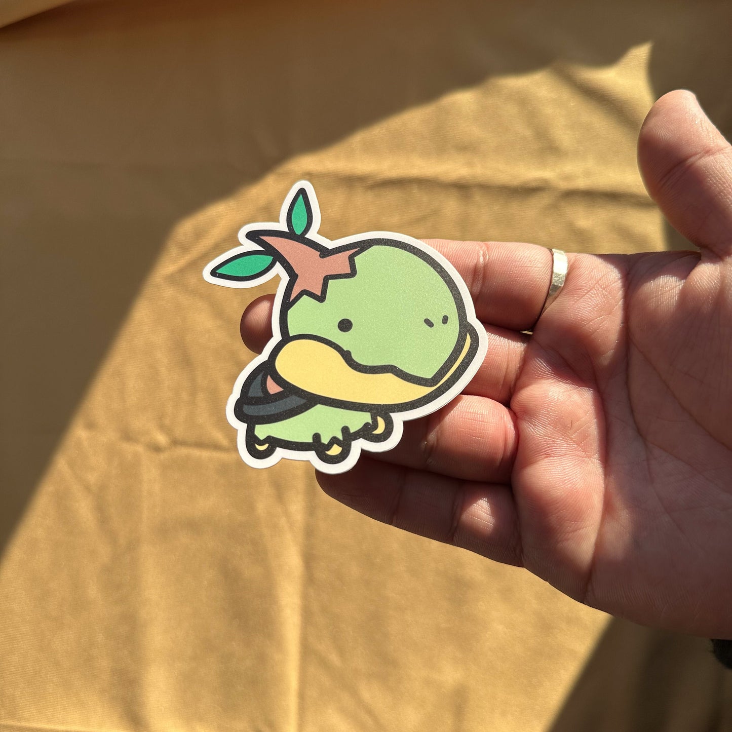 Grass Turtle Sticker
