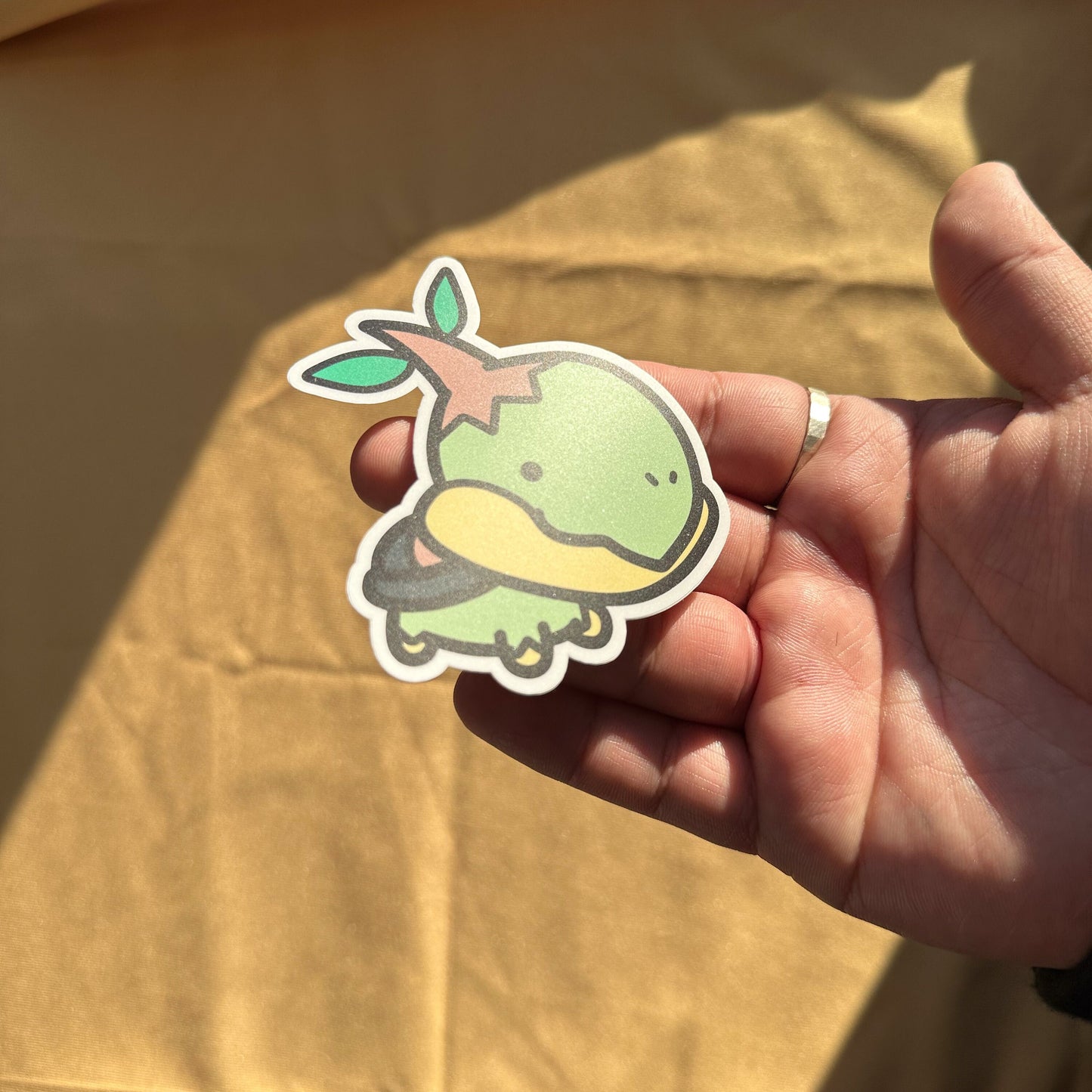 Grass Turtle Sticker