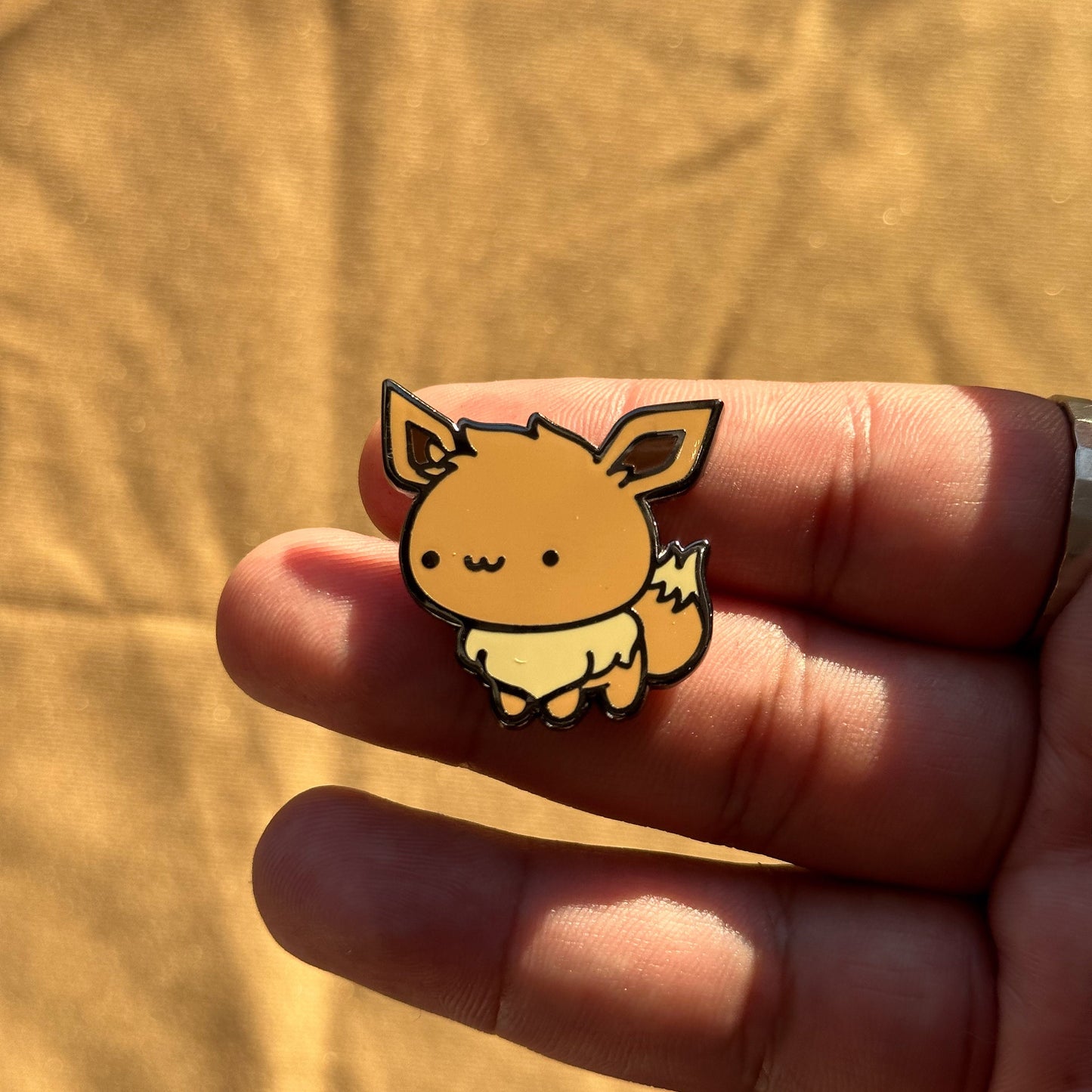 Cute Brown Animal Hard Enamel Pin