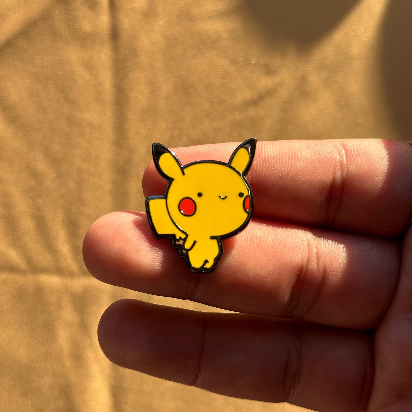 Cute Yellow Rat Hard Enamel Pin