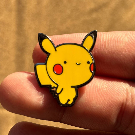 Cute Yellow Rat Hard Enamel Pin