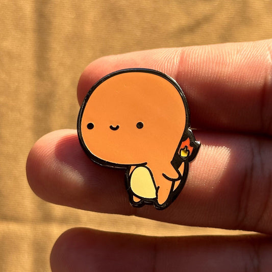 Fire Lizard Hard Enamel Pin