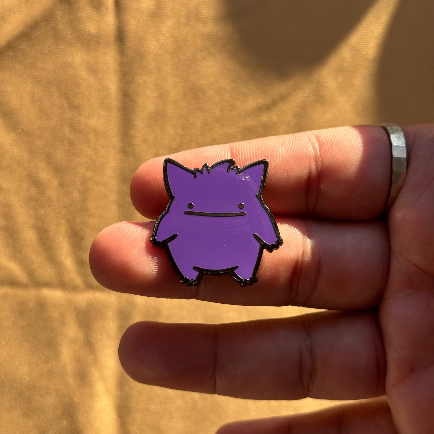 Purple Ghost Hard Enamel Pin