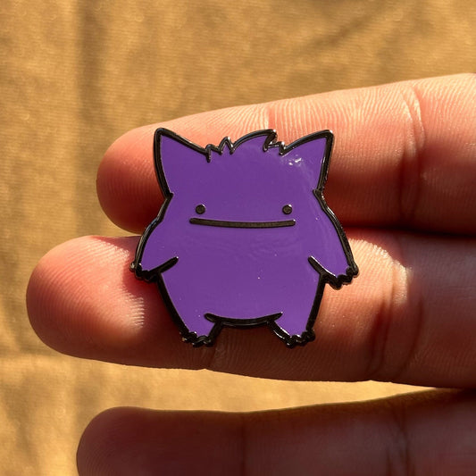 Purple Ghost Hard Enamel Pin