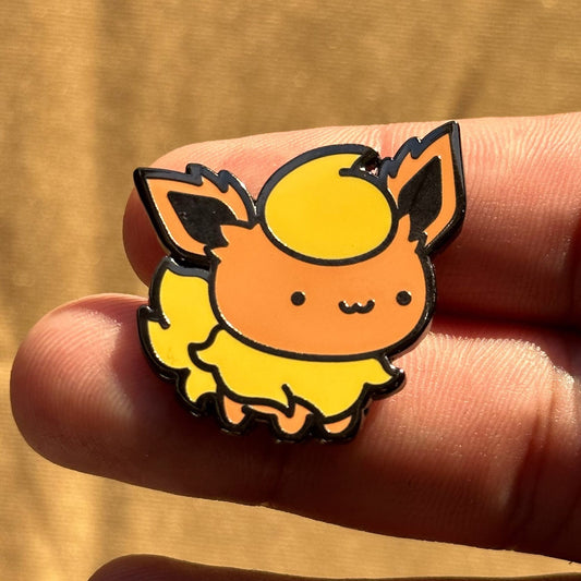 Fire Animal Hard Enamel Pin