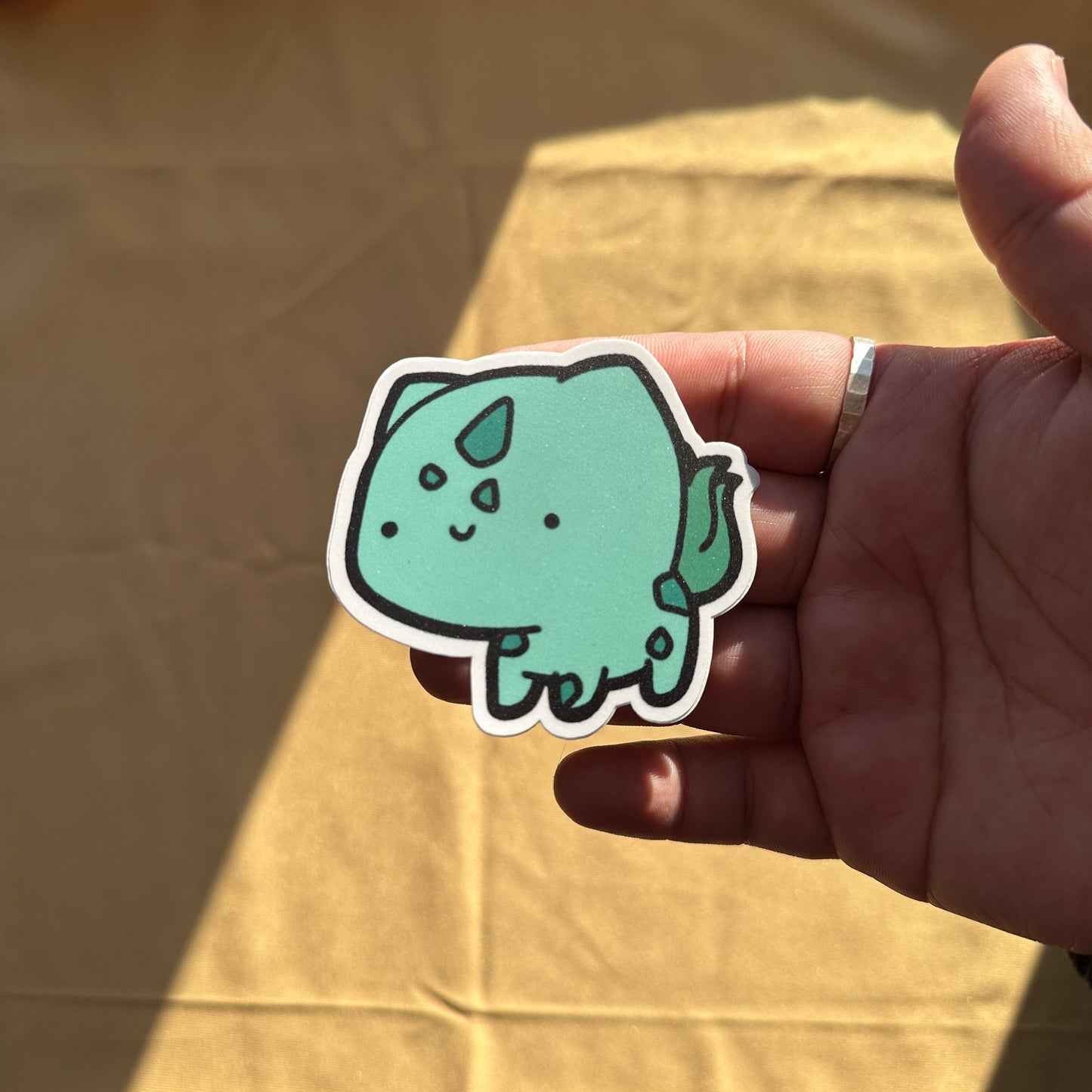 Grass Dinosaur Sticker