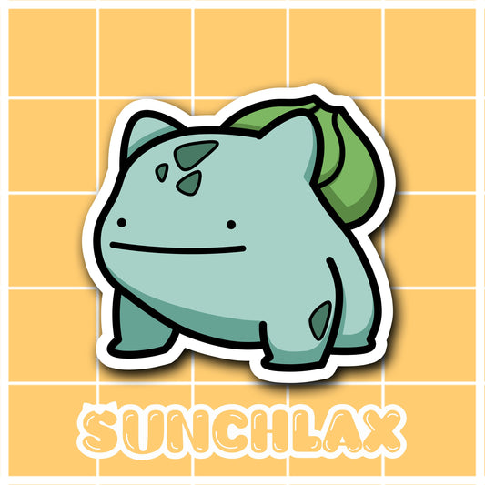 Grass Dinosaur Sticker