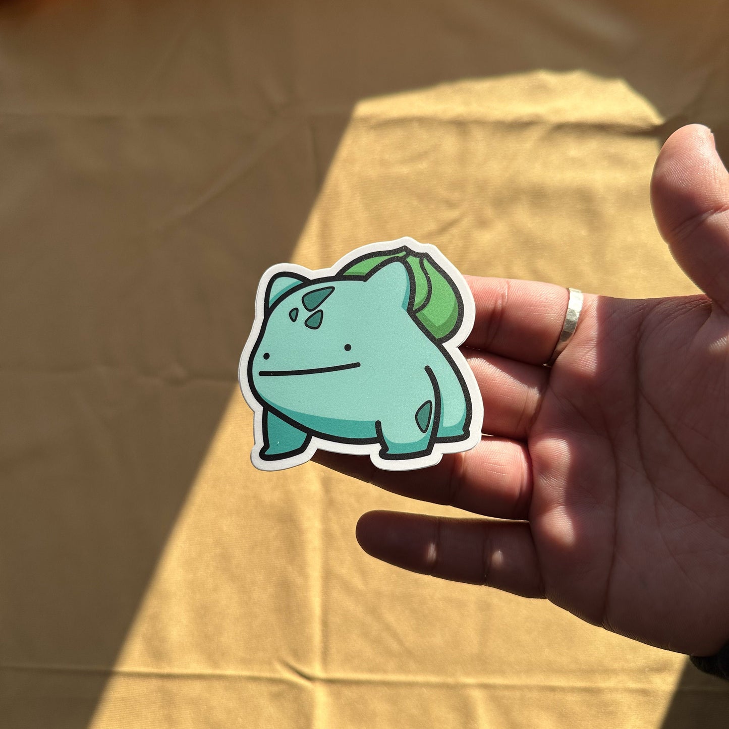 Grass Dinosaur Sticker