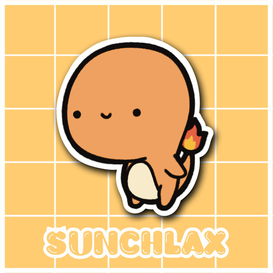 Cute Fire Salamander Sticker