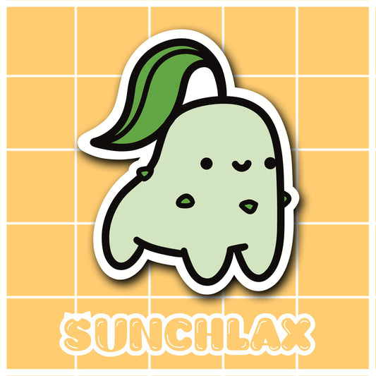 Grass Hair Animal Sticker