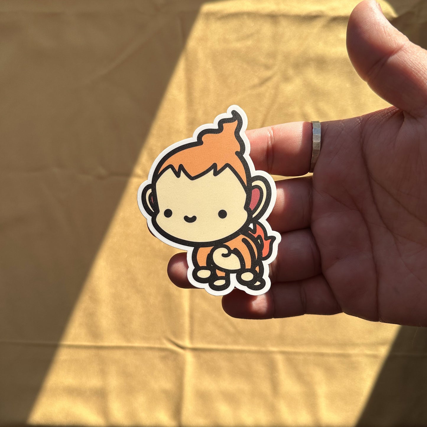 Fire Monkey Sticker
