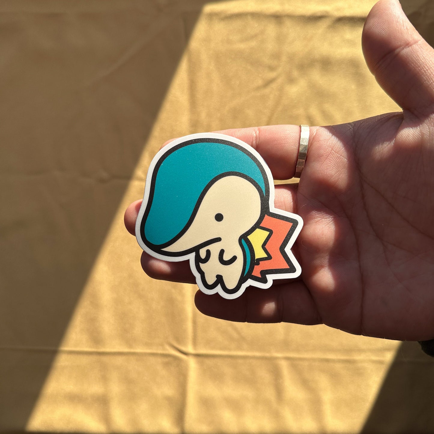 Fire Porcupine Sticker