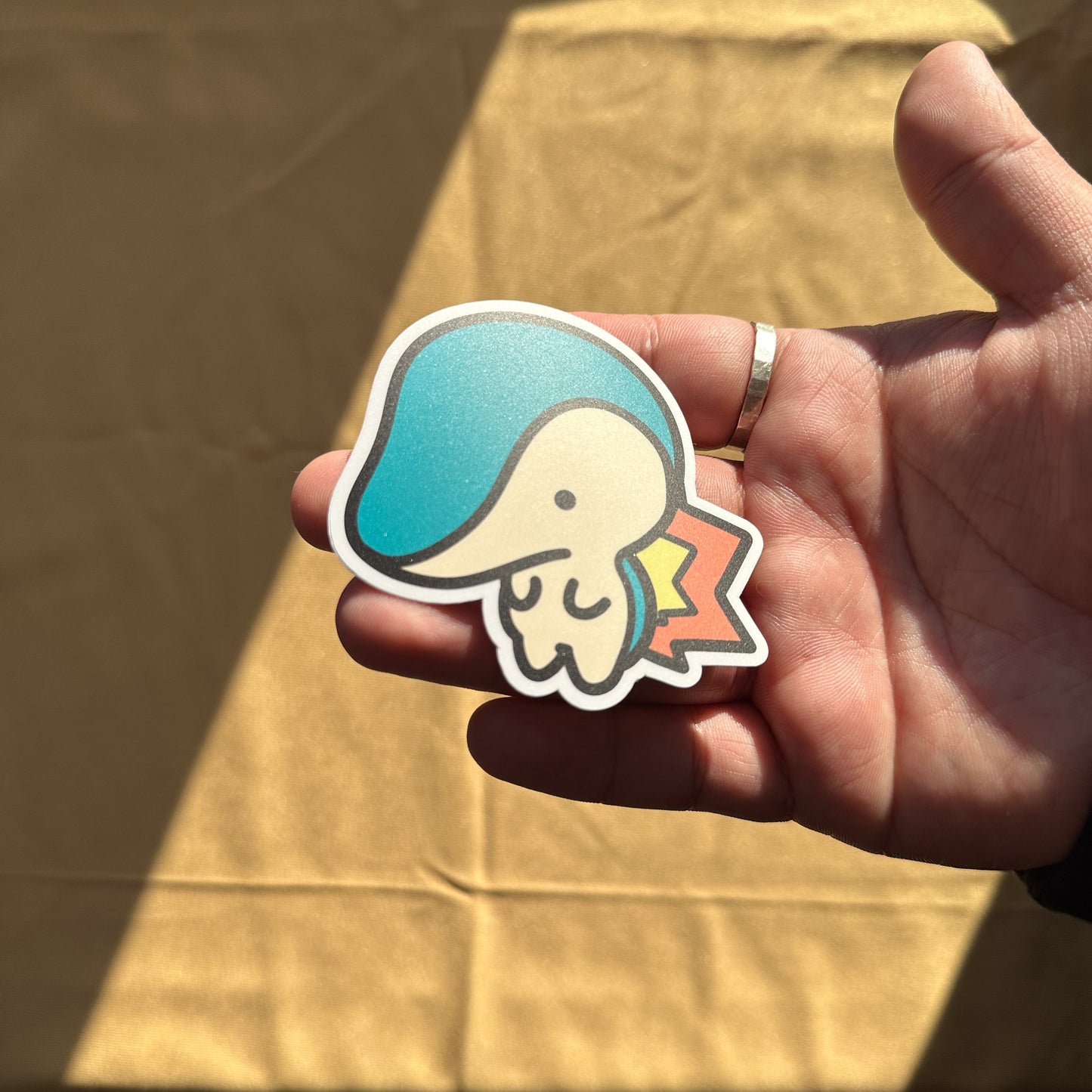 Fire Porcupine Sticker