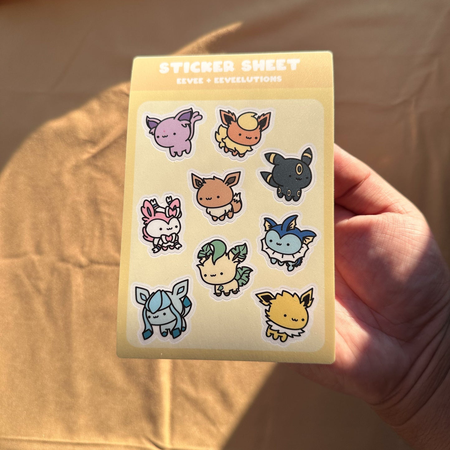 Elemental Animal Sticker Sheet