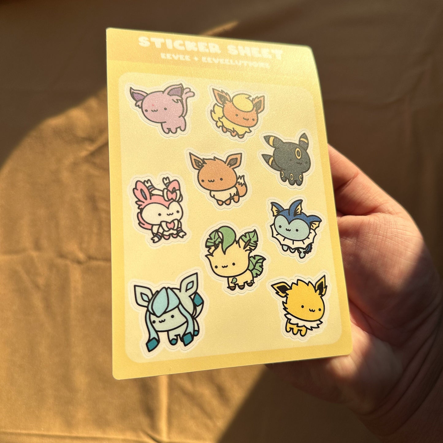 Elemental Animal Sticker Sheet