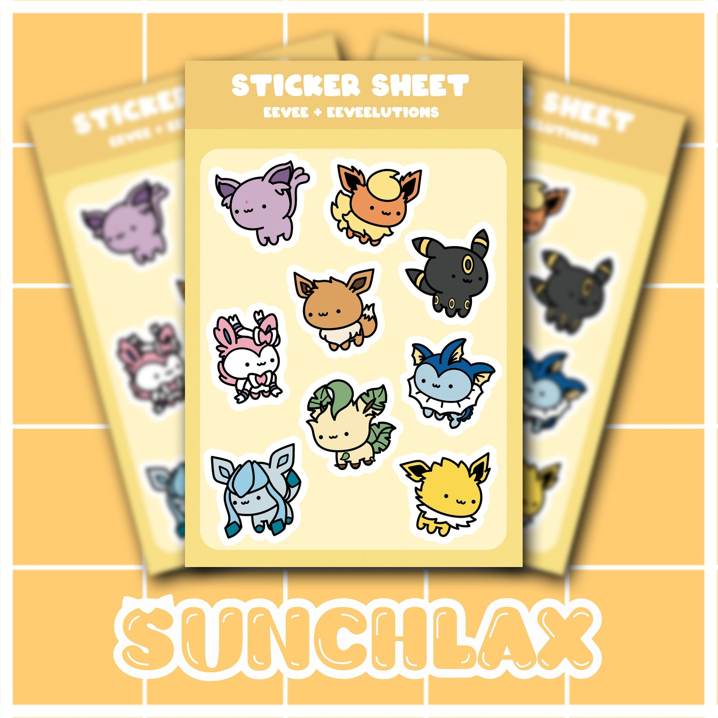 Elemental Animal Sticker Sheet