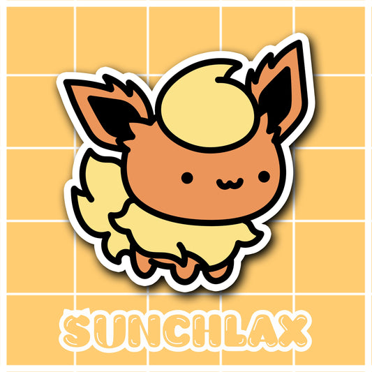 Fire Animal Sticker