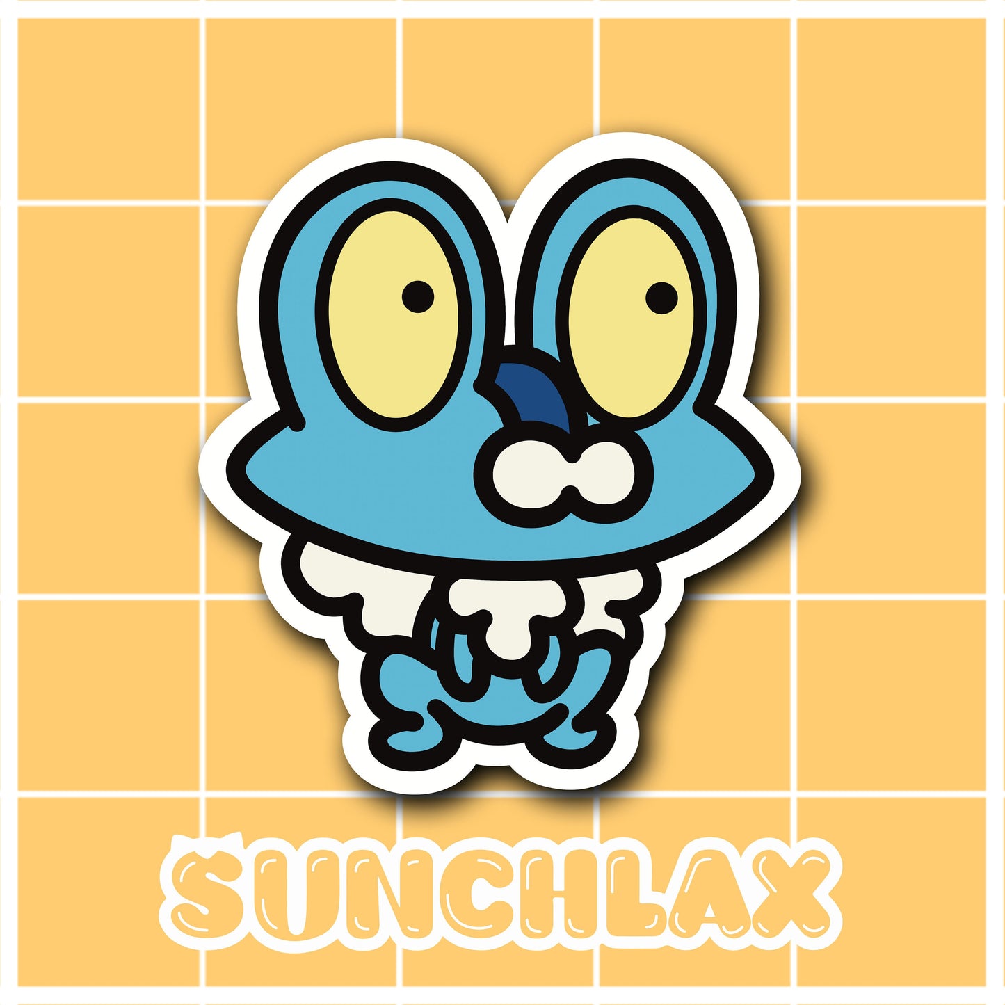 Water Frog Sticker
