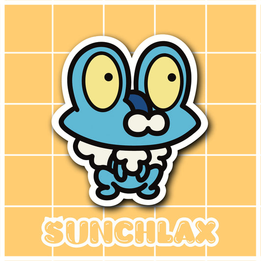 Water Frog Sticker