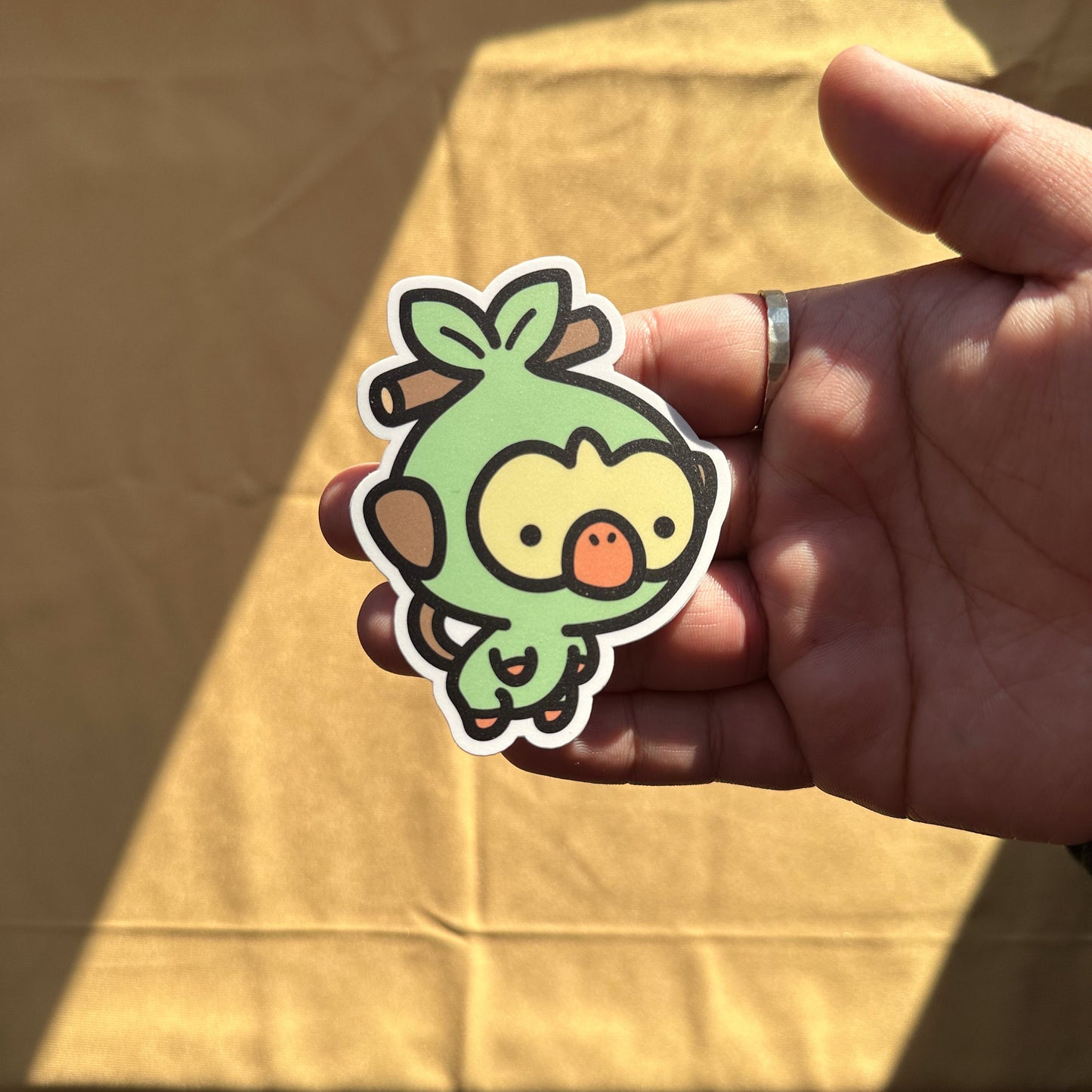 Grass Monkey Sticker