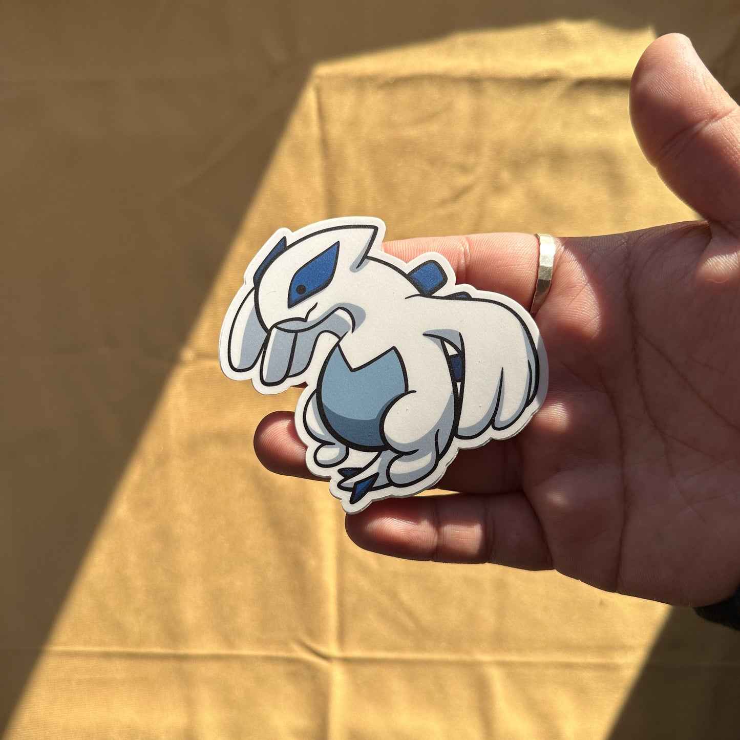 White Legendary Bird Sticker