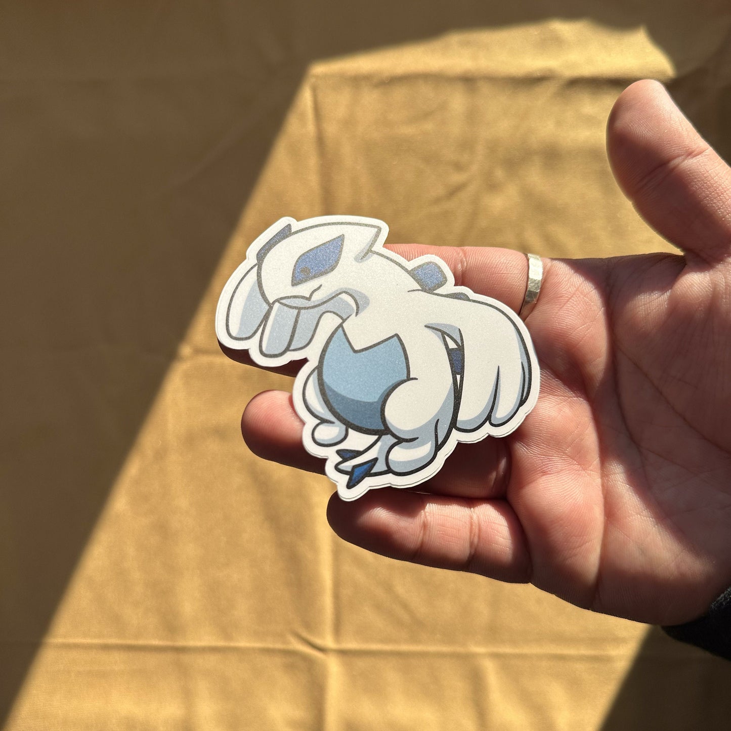 White Legendary Bird Sticker
