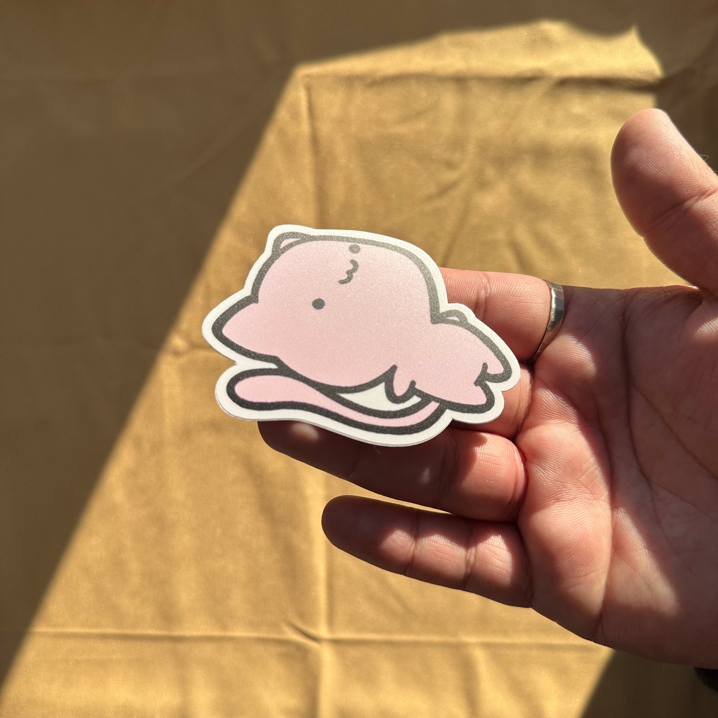 Pink Cat Sticker