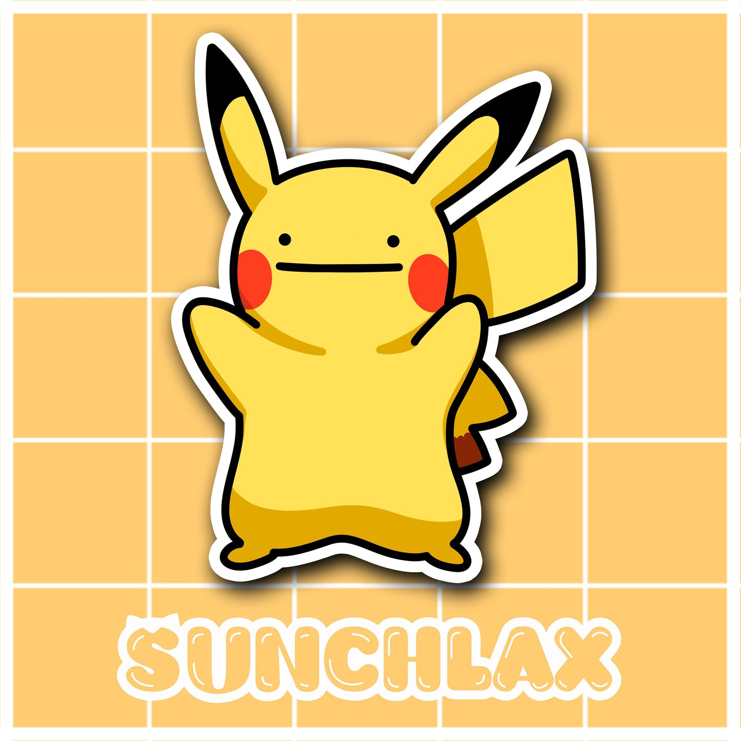 Yellow Rat Sticker