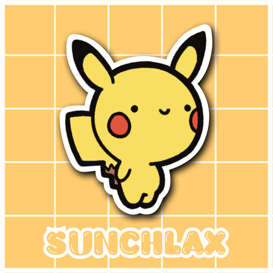 Cute Yellow Rat Sticker