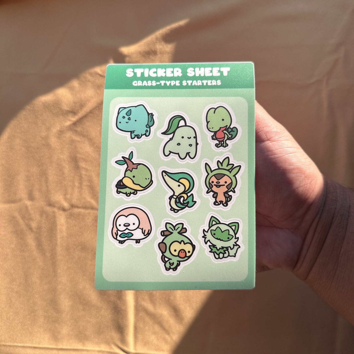 Grass Starters Sticker Sheet