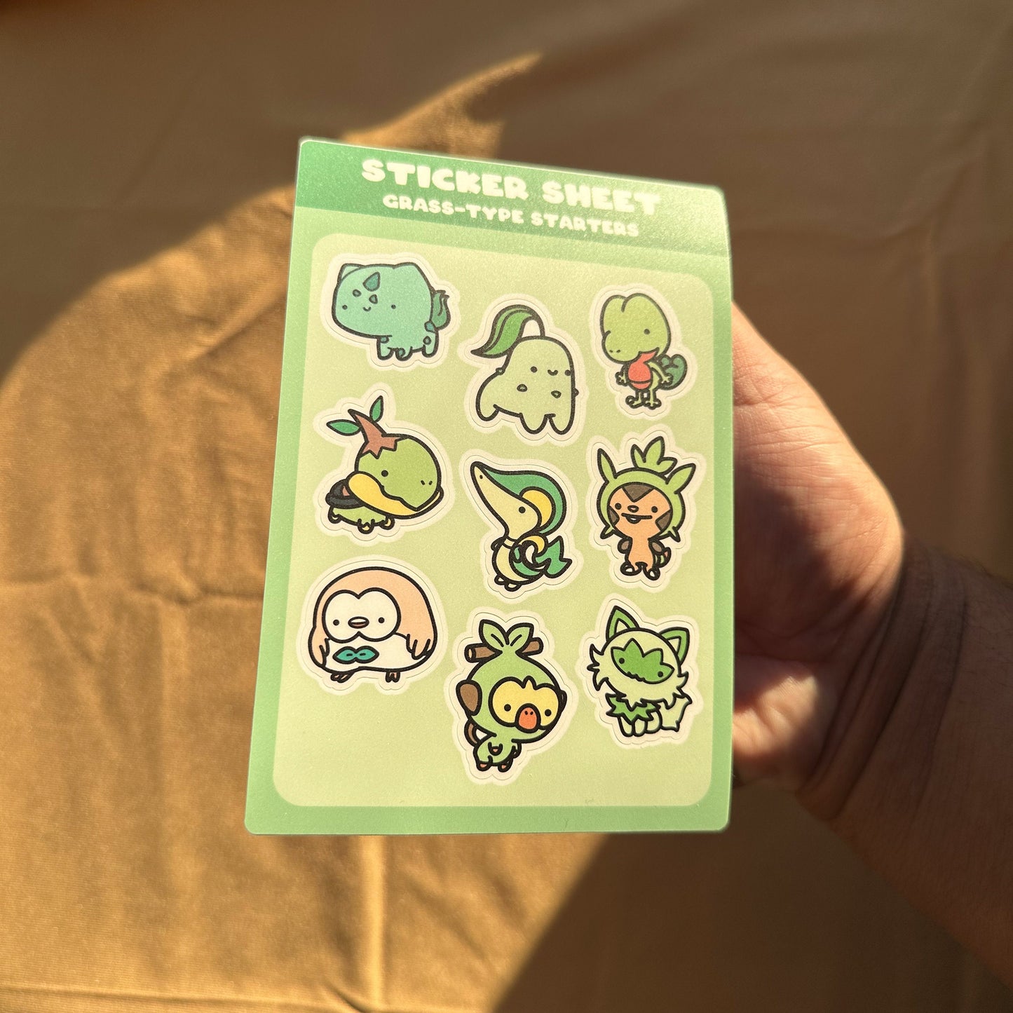 Grass Starters Sticker Sheet