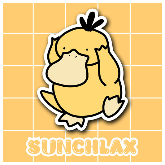Confused Duck Sticker