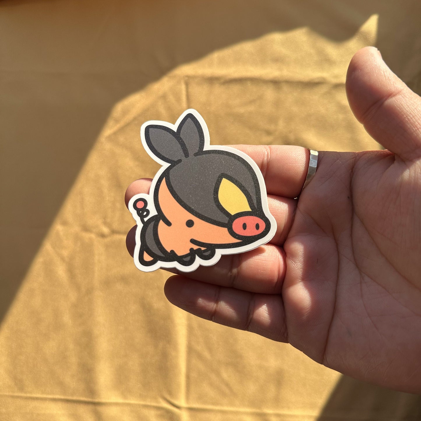 Fire Pig Sticker