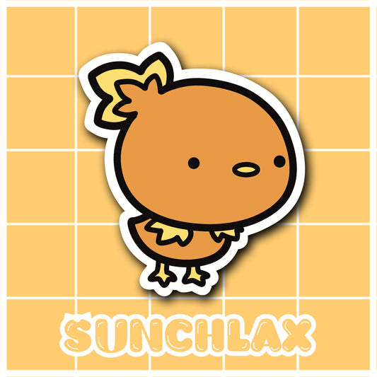 Fire Chick Sticker