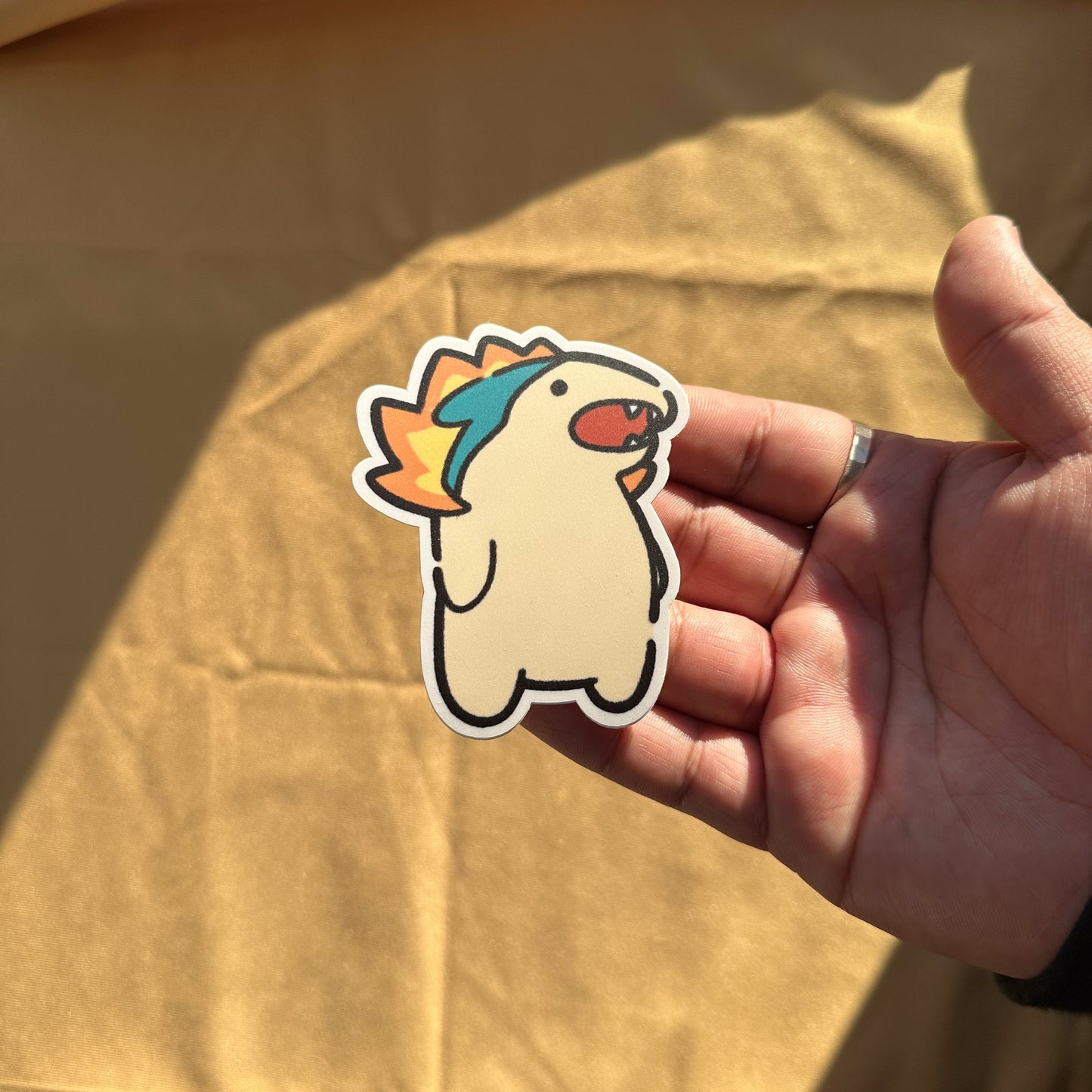 Fire Badger Sticker